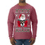Try That In A Small Town Christmas Ugly Christmas Sweater Mens Long Sleeve Shirt