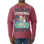 Santa Game Show I'd Like To Solve the Puzzle Wheel Ugly Christmas Sweater Mens Long Sleeve Shirt