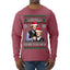 Here To F Stuff Up Step Brothers Holiday Pose Ugly Christmas Sweater Mens Long Sleeve Shirt