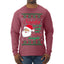 Naughty Santa Isn't The Only One Coming Tonight Ugly Christmas Sweater Mens Long Sleeve Shirt