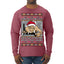 Come Out to the Coast Have a Few Laughs Die Hard McClane Ugly Christmas Sweater Mens Long Sleeve Shirt