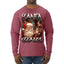 Santa Claus Bootleg Rap Music Style Ugly Christmas Sweater Mens Long Sleeve Shirt