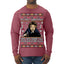 It's Not Christmas Until Hans Gruber Falls From Nakatomi Plaza Color Ugly Christmas Sweater Mens Long Sleeve Shirt