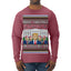 Merry Christmas and a MAGA New Year 2025 Ugly Christmas Sweater Mens Long Sleeve Shirt