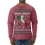 Buon Natale e Felice Anno Nuovo! Merry Christmas and Happy New Year Ugly Christmas Sweater Mens Long Sleeve Shirt