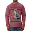 Gabagool It's What's for Dinner, Funny Tony Italian NJ New Jersey Mafia, Classic TV Show Ugly Christmas Sweater Mens Long Sleeve Shirt