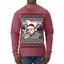 All I Want for Christmas are Sharks With Frickin Laser Beams Attached to their Heads Funny 90s 00s Comedy Movie Ugly Christmas Sweater Mens Long Sleeve Shirt
