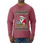 Santa Saw Your Search History, Funny Internet Humor, Ugly Christmas Sweater Mens Long Sleeve Shirt