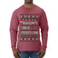 Naughty Nice 41, Ugly Christmas Unisex Sweater List, Extra Festive, Ugly Christmas Sweater Mens Long Sleeve Shirt