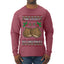 He Loves my Chestnuts, Ugly Christmas Sweater Unisex Mens Long Sleeve Shirt