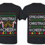 Spreading Christmas Cheer Sweater Girlfriend Boyfriend Gift His and Hers Matching Ugly Christmas Couple T-Shirt