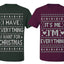 I Have Everything I Want for Christmas I'm Everything Couple Shirt Girlfriend Boyfriend Gift His and Hers Matching Ugly Christmas Couple T-Shirt