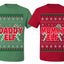 Daddy Elf Mommy Elf Matching His and Hers Couples Shirt Girlfriend Boyfriend Gift His and Hers Matching Ugly Christmas Couple T-Shirt