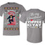 Nakatomi Plaza Happy Trails Hans Ugly Christmas Front and Back Sweater Men's T-Shirt