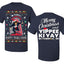 Nakatomi Plaza Happy Trails Hans Ugly Christmas Front and Back Sweater Men's T-Shirt