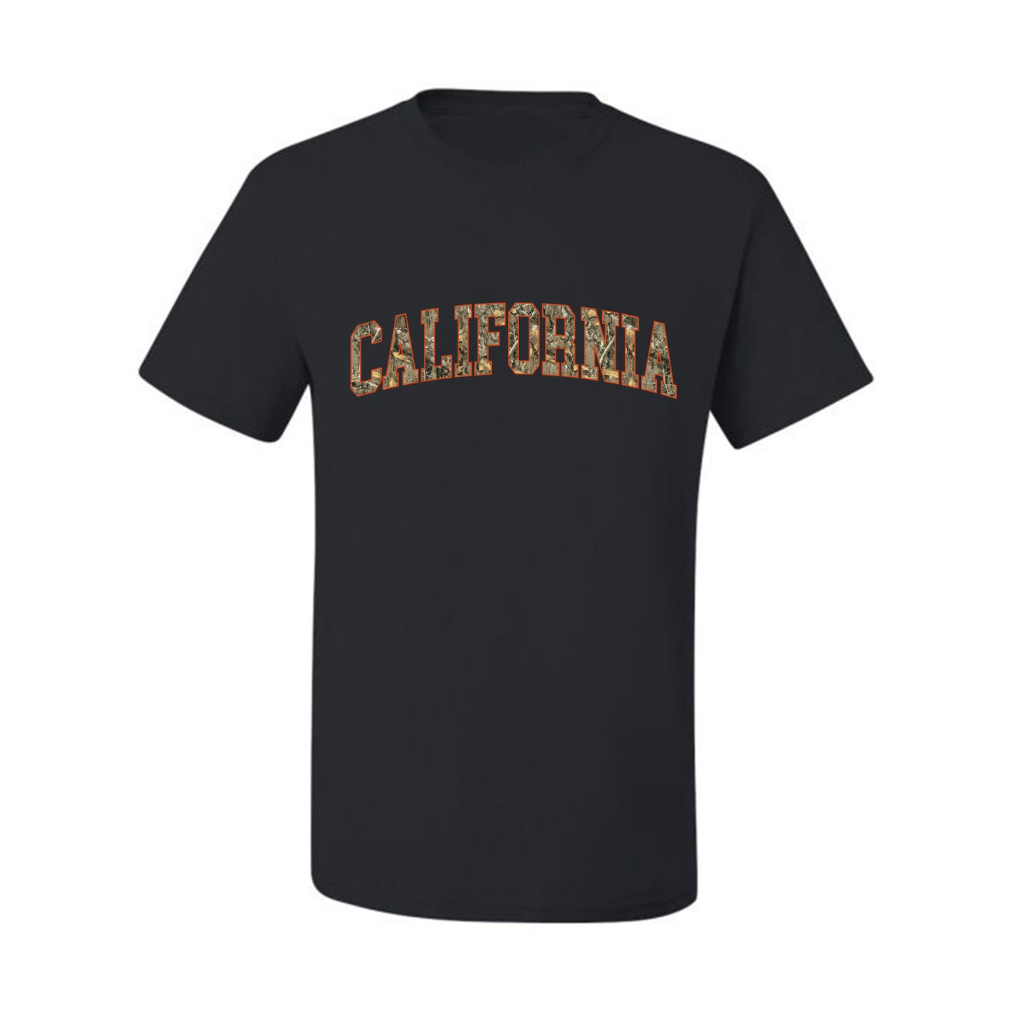 California  Camo Fill Orange Outline Sweater, Unisex Men's T-Shirt