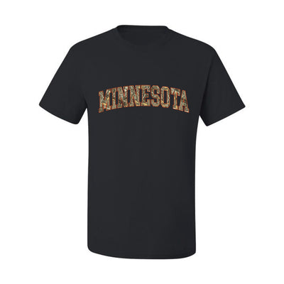 Minnesota  Camo Fill Orange Outline Sweater, Unisex Men's T-Shirt