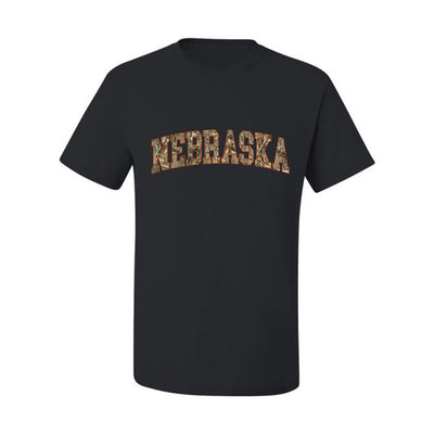 Nebraska  Camo Fill Orange Outline Sweater, Unisex Men's T-Shirt