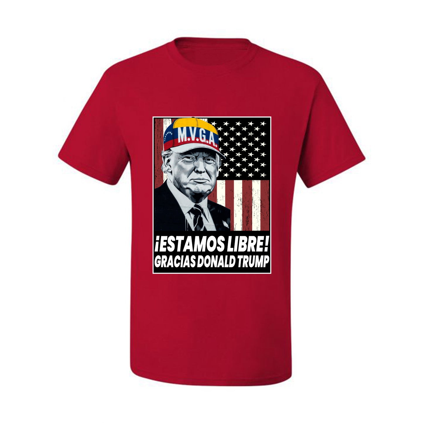 Estamos Libre, Gracias Donald Trump Make Venezuela Great Again Sweater, Unisex Men's T-Shirt