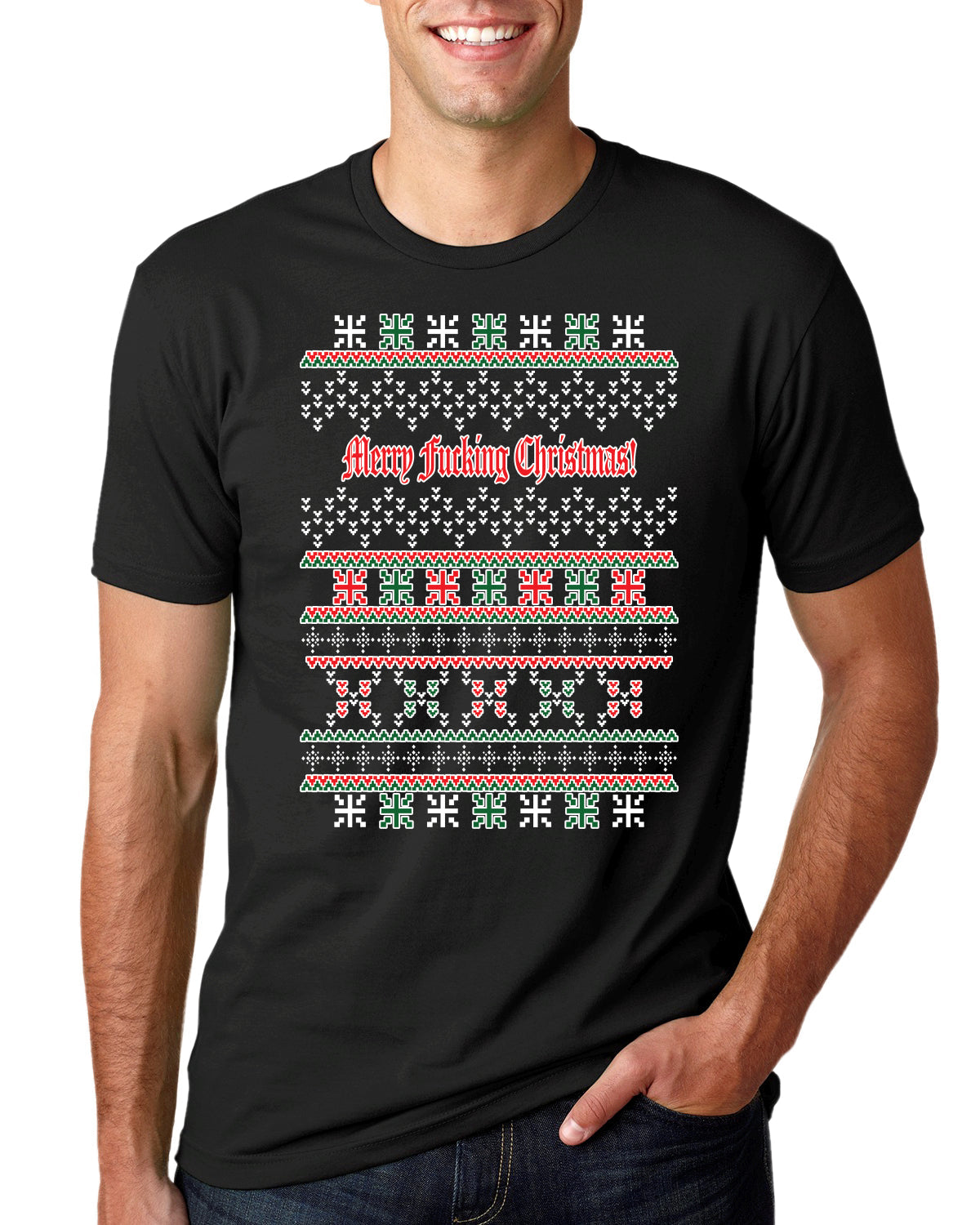 Merry Fucking Christmas Men's Graphic T-Shirt
