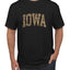 Iowa  Camo Fill Orange Outline Sweater, Unisex Men's T-Shirt