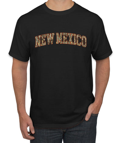New Mexico  Camo Fill Orange Outline Sweater, Unisex Men's T-Shirt