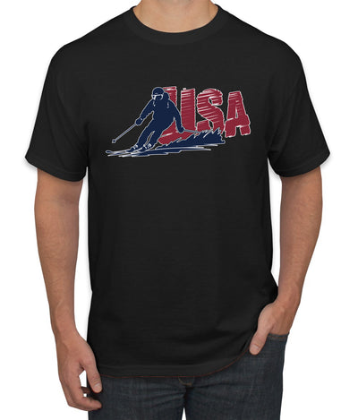 USA Winter Team Sports Fan Collection | USA Skier Sweater, Unisex Men's T-Shirt