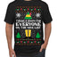 Room For Everyone On The Nice List Christmas Movie Quote  Ugly Christmas Sweater Men's T-Shirt