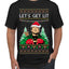 Let's Get Lit Clark Vacation Ugly Christmas Sweater Men's T-Shirt