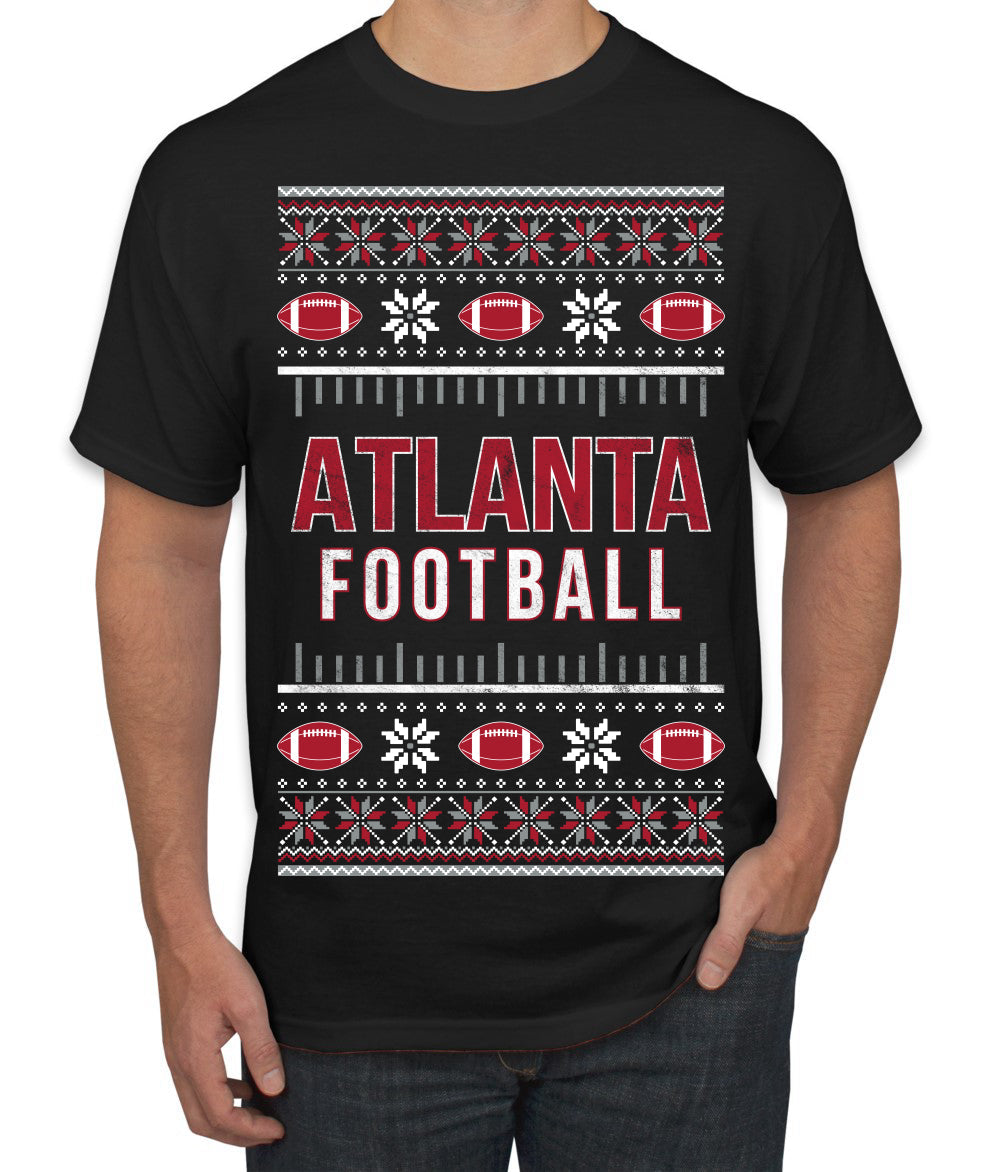 City of Atlanta ATL American Football Fantasy Fan Ugly Christmas Sweater Unisex Crewneck Sweatshirt