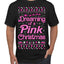 Dreaming Of A Pink Chirstmas Girly Woman Movie Party Ugly Christmas Sweater Men's T-Shirt
