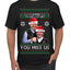 Beginning To Look Like You Miss Us Trump Carlson 24 Ugly Christmas Sweater Men's T-Shirt