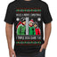 I Triple Dog Dare Ya Merry Story Ugly Christmas Sweater Men's T-Shirt