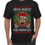 Merry Krampus Santa Folklore Figure Horror Ugly Christmas Sweater Men's T-Shirt