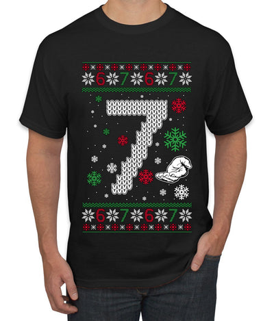 Christmas 7 Meme, Ugly Christmas Sweater Unisex Men's T-Shirt