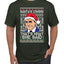 Santas Coming That's What She Said Michael Scott Ugly Christmas Sweater Men's Graphic T-Shirt