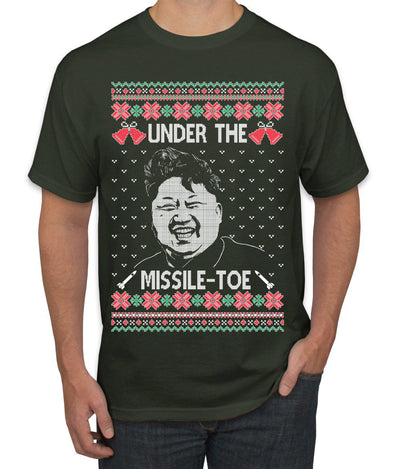 Under The Missle Toe Ugly Christmas Sweater Men's T-Shirt