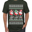 Holiday Spirits Drink Drank Drunk Snowmen Ugly Christmas Sweater Men's T-Shirt