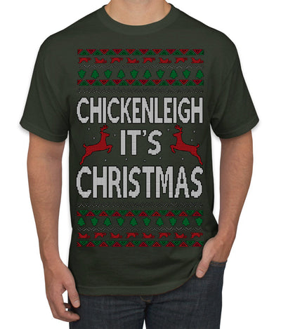 Chickenleigh It's Christmas Funny Viral Trending Meme Ugly Christmas Sweater Men's T-Shirt