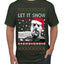 Hunter Let It Snow Biden Ugly Christmas Sweater Men's T-Shirt