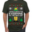 Room For Everyone On The Nice List Christmas Movie Quote  Ugly Christmas Sweater Men's T-Shirt