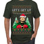 Let's Get Lit Clark Vacation Ugly Christmas Sweater Men's T-Shirt