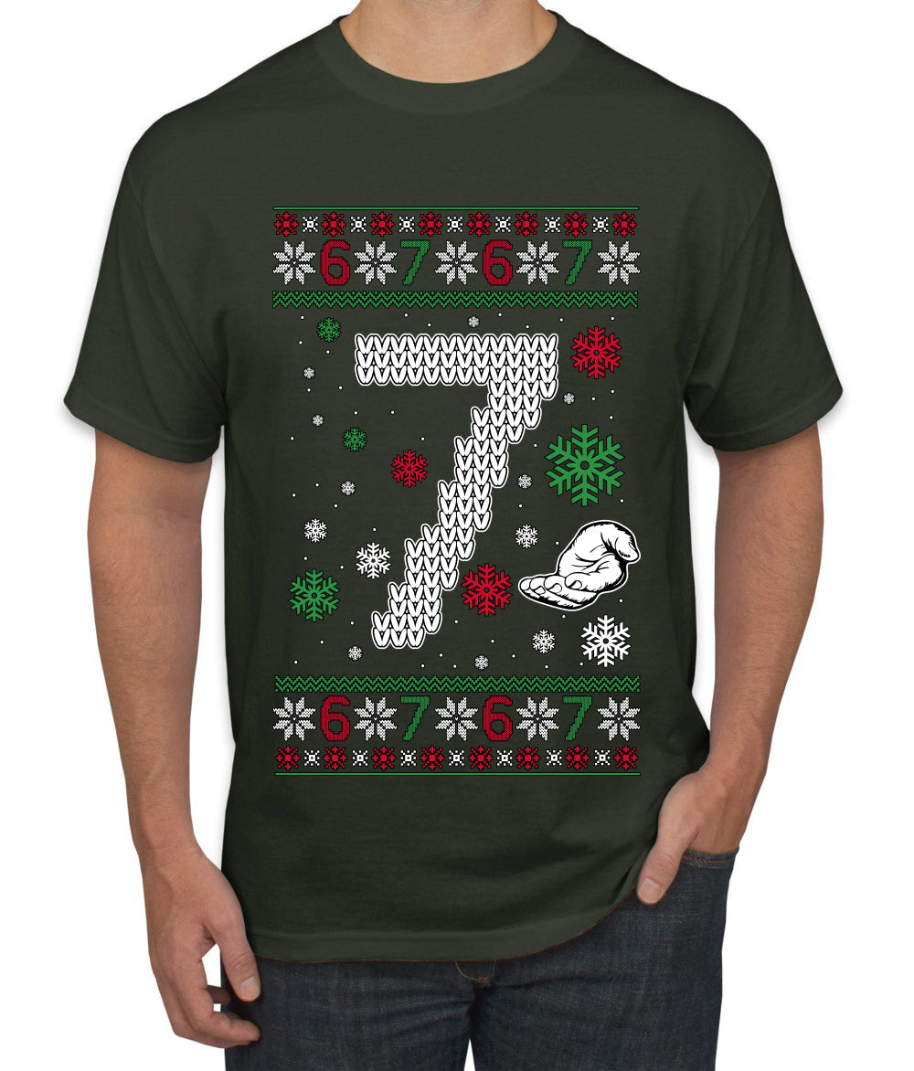 Christmas 7 Meme, Ugly Christmas Sweater Unisex Men's T-Shirt