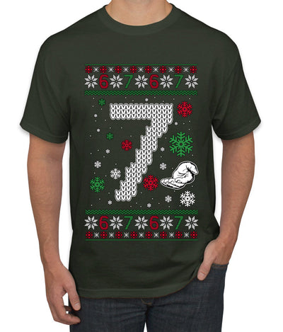 Christmas 7 Meme, Ugly Christmas Sweater Unisex Men's T-Shirt