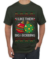 Big and Bobbing, Funny Ugly Christmas Sweater Unisex Men's T-Shirt