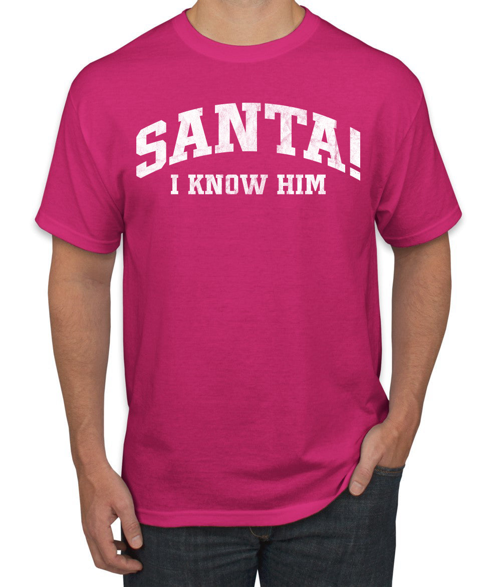 Vintage Movie Quote Santa! I Know Him Christmas Men's T-Shirt