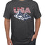 USA Winter Team Sports Fan Collection | USA Flag Mountainscape Sweater, Unisex Men's T-Shirt