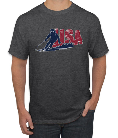 USA Winter Team Sports Fan Collection | USA Skier Sweater, Unisex Men's T-Shirt