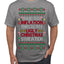 Due to Inflation This is My Ugly Christmas Sweater | Funny Ugly Christmas Sweater Men's T-Shirt