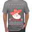 Feliz Navidad Puro Pinche Pari Funny Spanish Song Ugly Christmas Sweater Men's T-Shirt